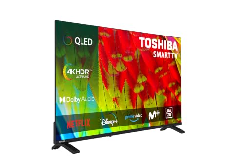 Toshiba 43QV1563DG - Televisore da 43 pollici QLED, 4K UHD, Smart TV, senza cornice, HDR10, Dolby Audio, compatibile con Alexa, gamma 2026