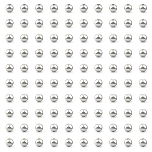 LETORIA 4mm Sterling Silver Beads