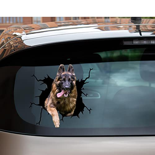 German Shepherd Car Accessories German Shepherd Decals Fun Transparent Packs Decal For Guys Funny Memes Windows Atickers Pvc Sticker 12X12Inch #TOP1