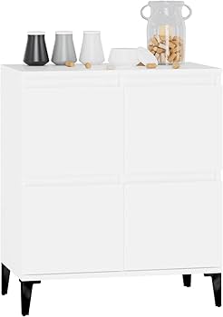 Homgoday Dressoir 3 stuks wit van meerlaags hout, dressoir