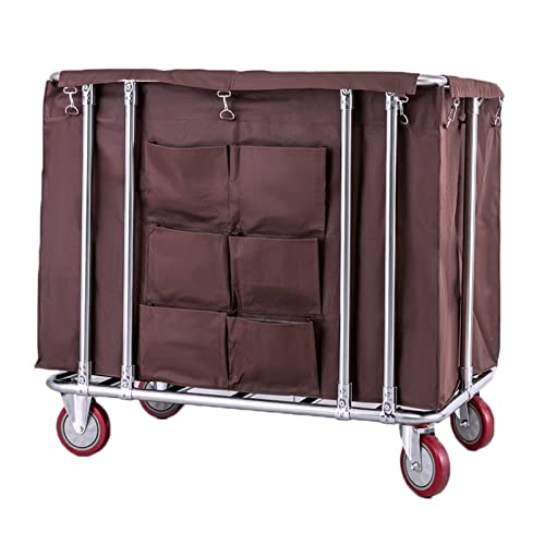 Chariot à linge robuste pour organiser la maison et les chambres d'hôtel