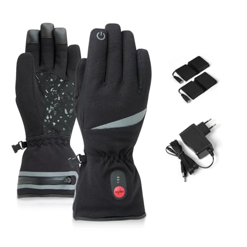 Gants chauffants haut de gamme avec double chargeur et ergonomie parfaite XOLARHEAT XL