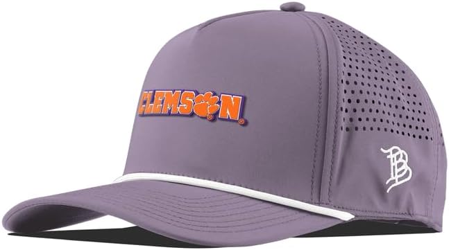 Branded Bills Officially Licensed NCAA x Curved 5-Panel Block College Collection PVC