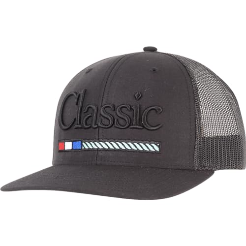 Classic Rope Company Large Logo Cap Medium/Large Black Black M/L