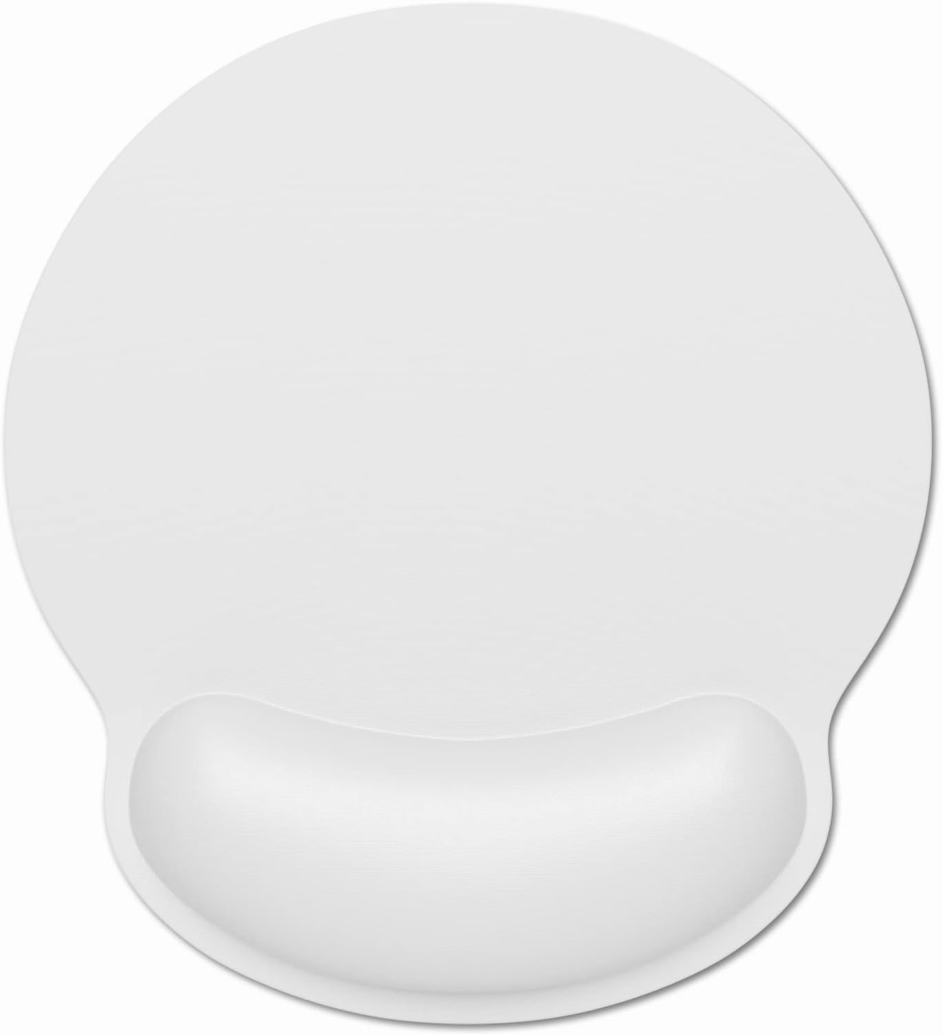 Dapesuom Ergonomic Mouse Pad with Wrist Support, Comfortable Memory Foam Wrist Rest for Easy Typing Pain Relief, Cute Computer Gaming Desktop Mouse Mat with Non-Slip Base for Laptop, Office, Gray