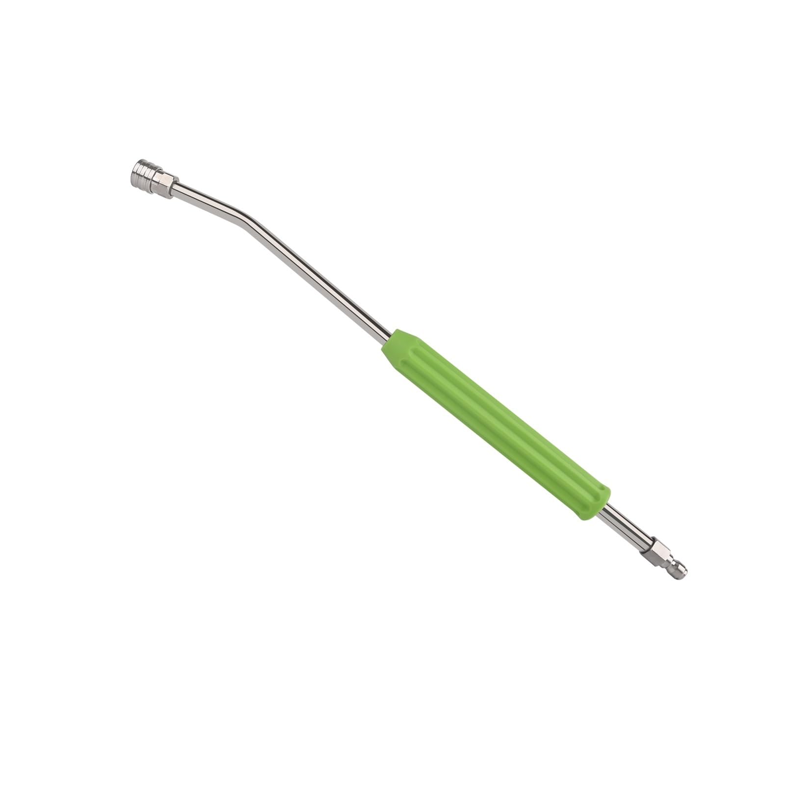 Varilla de extensión eléctrica de acero inoxidable con enchufe rápido de 1/4 pulgada verde