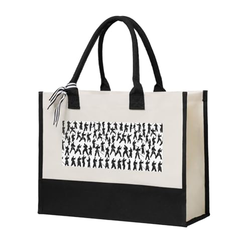 Sac fourre-tout arts martiaux en toile grand format beige