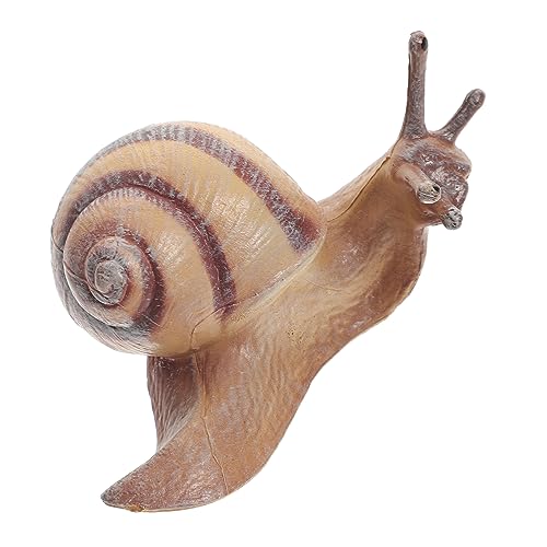 Milisten Figuras De Animales Modelo Caracol Miniaturas Escultura De Caracol De Escritorio Simulación Figura De Caracol Animales Figura De Caracol Realista Caracol Pequeño Realista El