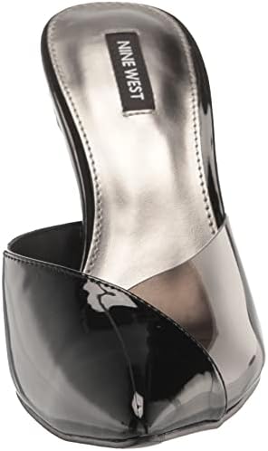 Nine West Women's ELLIA3 Pump, Smoke/Black, 8 | Image 1