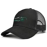 coolgood Black Dad Hats Casual Snapback 350Z-convertible-Classic-Outline- Design Mesh Caps