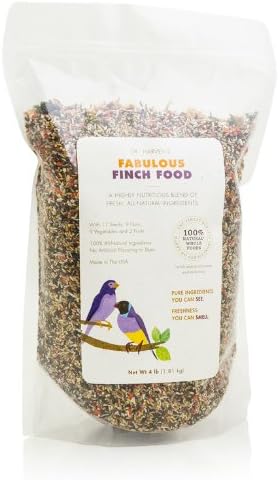 Dr. Harvey's Fabulous Finch Blend, All Natural Food for Finches (2 pounds)