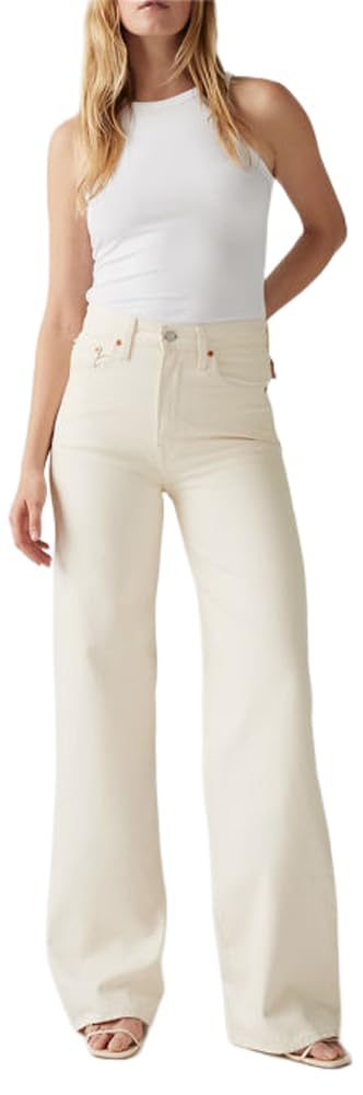 Levi's Ribcage Wide Leg Jeans Femme | Barely Freezing, 25W / 30L