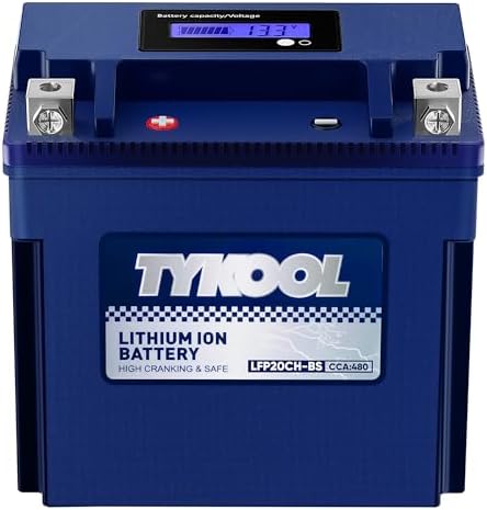 TYKOOL YTX30L-BS Lithium Motorcycle Battery 12V 650CCA - Fits For Harley, BMW, ATV, UTV, Snowmobile