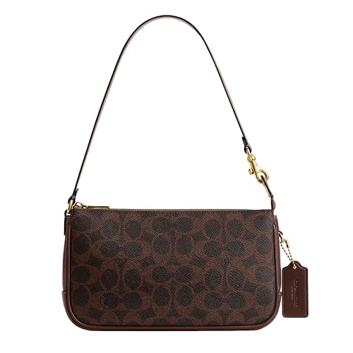 Coach Womens Plaza Bag In Signature Canvas Maple Maple One Size