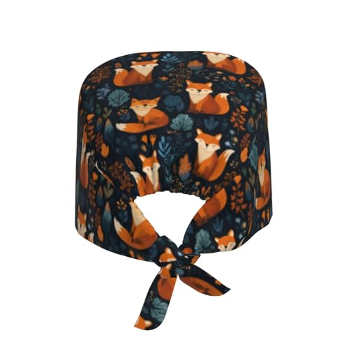 Image of Adjustable Scrub Cap with Sweatband, Breathable Working Hat for Men /Women