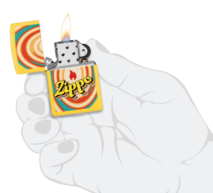 Encendedor Zippo personalizado diseño girasoles miniatura 5