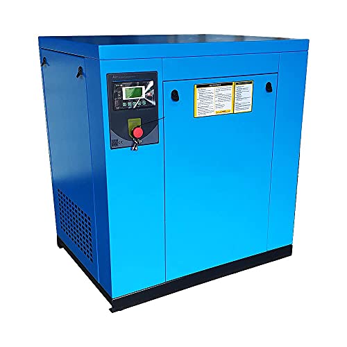 Hpdavv Rotary Screw Compressor - 15Hp / 11Kw - 46 Cfm & 150 Psi - 230 Voltage / 60Hz / 3-Phase - Npt 3/4" Industrial Air Compressed System With Built-In Oil Separator #TOP5
