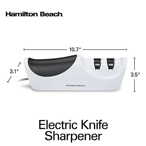 image for Hamilton Beach Electric Kitchen Knife Sharpener, 2 Stages, Diamond Coa