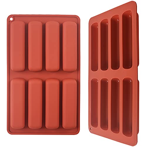 ionEgg Bandejas de silicona para cubitos de hielo, molde de mantequilla, palitos largos para cócteles y bebidas frías, paquete de 2 Cover