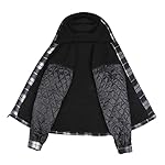 Winter Heavy Warm Sherpa Lined Fleece Plaid Flannel Jacket Men Plus Size S-5XL Big&Tall Mens Coat