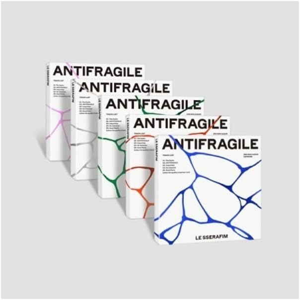 LE SSERAFIM ANTIFRAGILE 2nd Mini Album COMPACT Version CD+Booklet+Photocard+Postcard+Tracking (Random) for Bedroom
