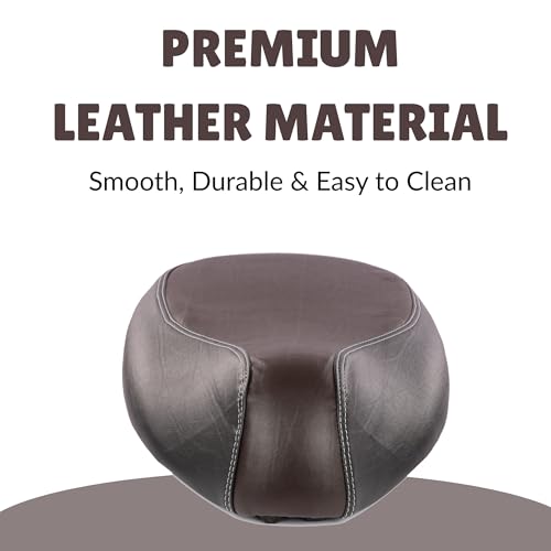 Image of Favourite Auto Accessories Dual Colored Seat Cover With Pro Leather Finish for Ola S1 Models (Brown & Black)