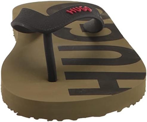 HUGO Mens Bold Logo Flip-Flop, Verdant Green, 10 US | Image 1