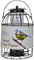 Green Jem Dome Caged Seed Wild Bird Feeder, Designed To Deter Squirrels And Also Larger Garden Birds Such As Pigeons And Doves,