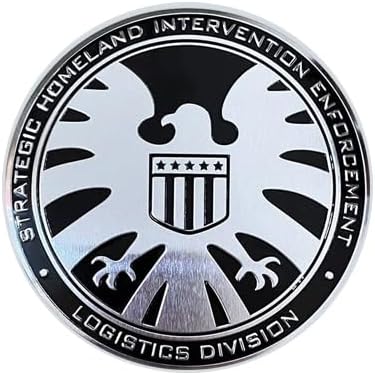 1-Piece Replacement S.H.I.E.L.D. Logo Eagle Car Sticker Badge Decal Emblem (S02)