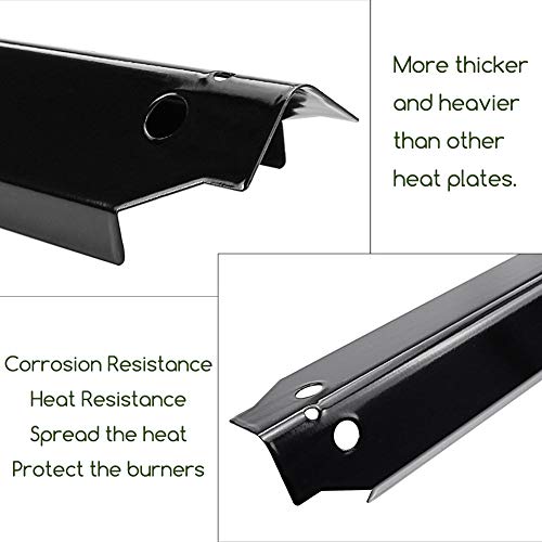 Utheer Grill Heat Plates Replacement Parts For Dyna-Glo Dgc310Cnp, Dgc310Cnp-D, Dgb300Cnp 3-Burner Propane Gas Grill, Porcelain Steel Heat Shield Tent Flavor Bars Flame Tamer Parts, 3 Pack #TOP1