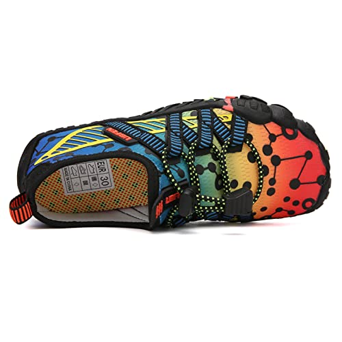 Image of UBFEN Kids Water Shoes for Boys Girls Quick-Dry Swim Aqua Socks | Lightweight, Barefoot-style, Perfect for Water parks, Beach, Pool, Kayak, Creek Hiking, Camping, Toddler, Little Kid, Big Kid