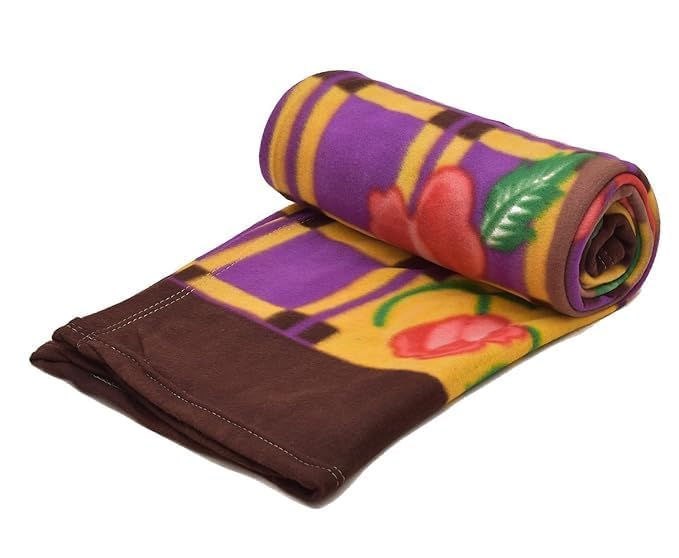 Image of BENAVJI All Season 220 GSM Single Bed AC Comforter /Blanket /Duvet for All Seasons /Weathers - Pack of 1, Cotton, Multicolour