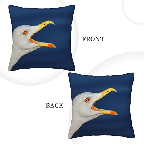 Housses de coussin velours côtelé mouettes pour rénover canapé