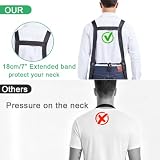 Nanxson Unisex wodoodporny fartuch gumowy, fartuch roboczy, do mięsa, rzeźnika, przemysłu, czyszczenia, czarny, jeden rozmiar
