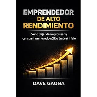 Emprendedor de alto rendimiento Audiolibro Por Dave Gaona arte de portada