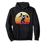 Cool Retro Bowler Vintage Sun 80's Pop Art Bowling Graphic Pullover Hoodie