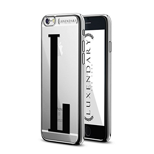 Luxendary Black Initial L3 Design Chrome Series Case For IPhone 6/6S - Chrome / Silver