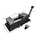 BEILOCKERY 4 Inch Milling Machine Vise Bench Clamp Vise Without Base High Precision Milling Machine Bench Vise Industrial Grade Vise