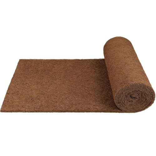 NEIQIUWING Alfombra de fibra de coco, antideslizante, protección para plantas, protección contra la nieve, cubierta aislante cálida, jardinería