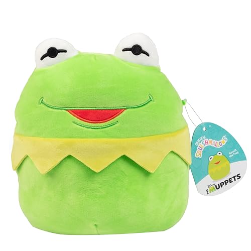 Squishmallows Original 8-Inch Kermit The Frog - The Muppets - Off...