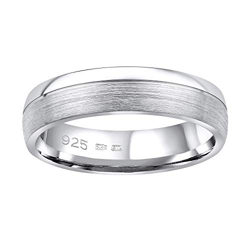 Preisvergleich Produktbild SILVEGO Damen und Herren Ehering aus 925 Sterling Silber PARADISE