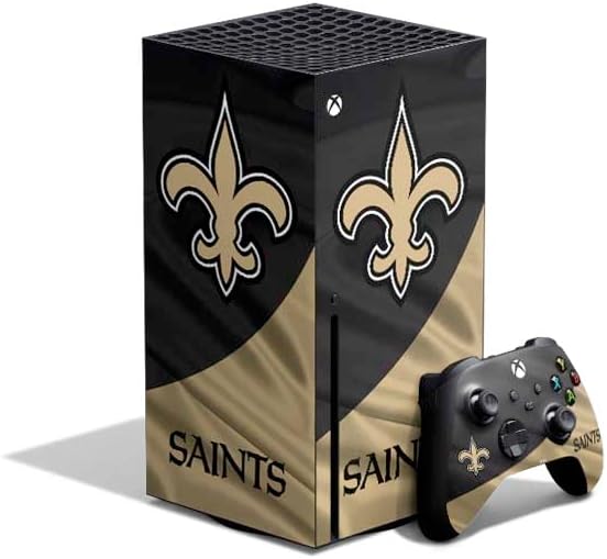 Skinit Decal Gaming Skin Compatible with Xbox Series X Bundle - Officially Licensed NFL New Orleans Saints Design