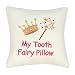 C&F Home 6" x 6" Saying Pillow w/Pocket, My Tooth Fairy