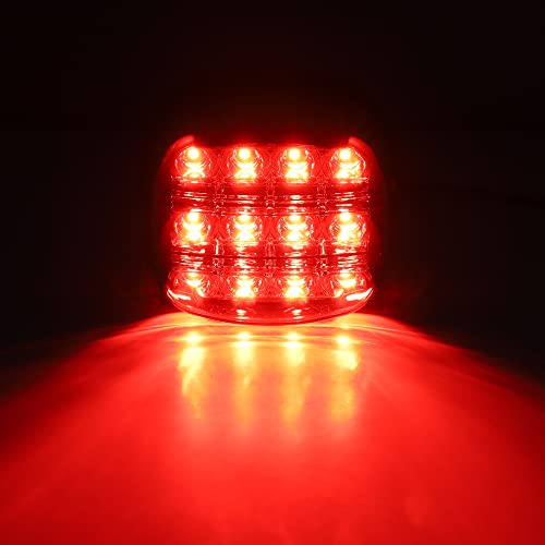 Atubeix Black Strobing LED Tail Light Upgrade HD Tail Lights Assemblies for Harley Dyna Road King Electra Glide Street Bob Touring, harley davidson parts, led lights for motorcycles（Black） by Atubeix - Image 9