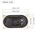 uxcell 5W 8 Ohm DIY Magnetic Speaker 40mm X 70mm Square Shape Replacement Loudspeaker for LCD TV 2pcs