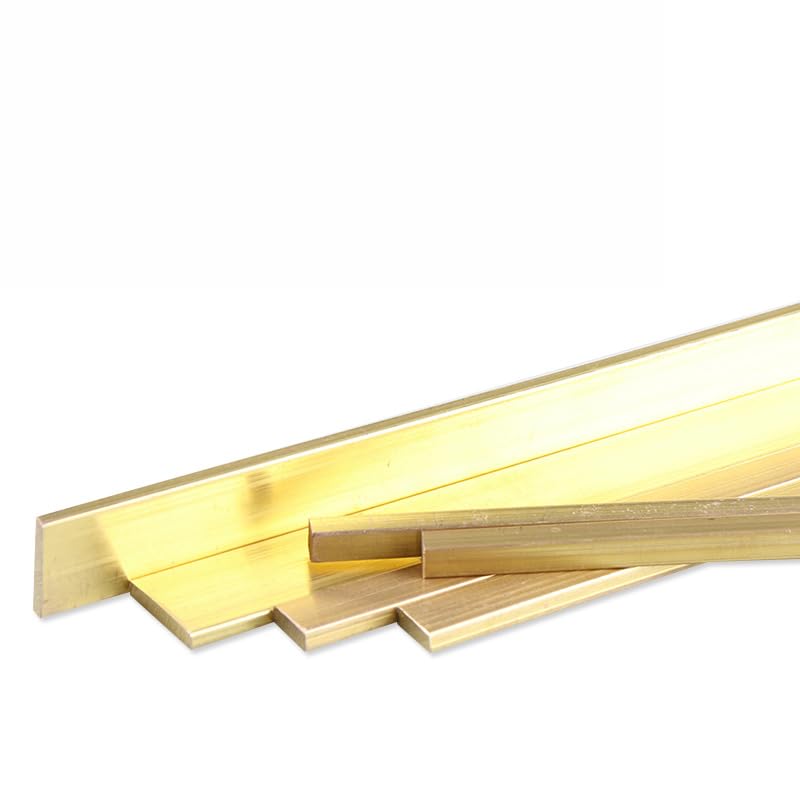 Lunghezza 250mm 200mm H59 Spessore Della Striscia Della Piastra A Barra Piatta In Ottone 20mm 15mm 10mm 6mm 5mm 3mm Materiale Della Piastra Metallica In Rame Puro Solido - Foto 3