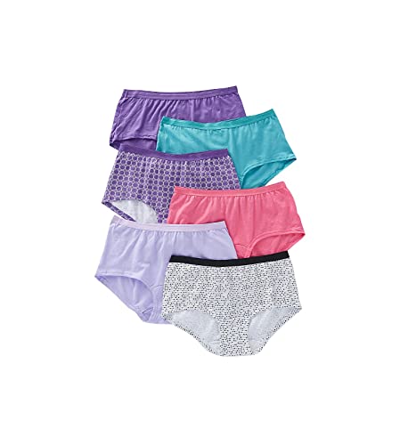 Culotte coton femme taille 9 lot de 6 boyshort Fruit of the Loom pour éviter les marques