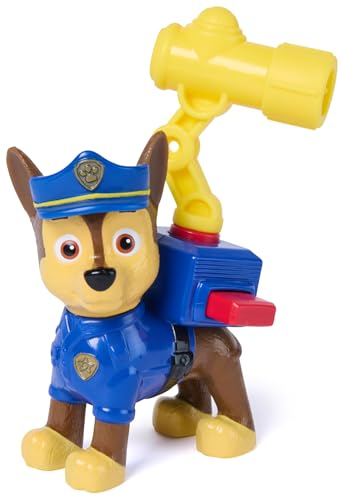Paw Patrol Search & Rescue, Figura de acción de Chase con 2 Herramientas Intercambiables, Juguetes para niños y niñas a Partir de 3 años