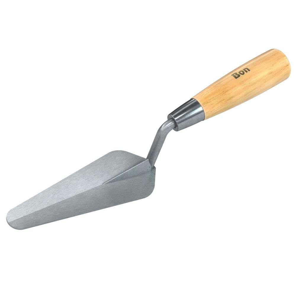 Bon 12-181 Pro Plus Duckbill kielnia murarska, krótki liść, drewniany uchwyt, 12,7 x 5,08 x 1,27 cm