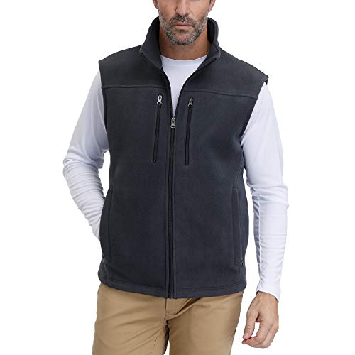 Chaqueta de forro polar ligera con cuello alto y bolsillos funcionales